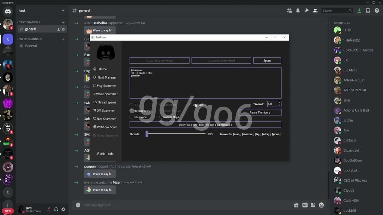 BEST DISCORD TOOL TOKEN JOINER, SPAMMER, VC SPAMMER, FRIEND REQUEST SPAMMER FOR FREE LİNK