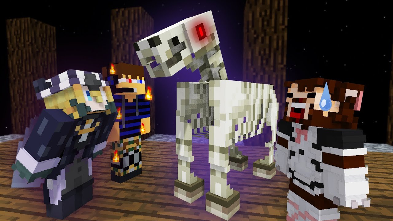 Wilbur Soot POSSESSED Skeleton Horse With His Ghost POWER! ORIGINS SMP 3