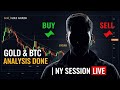 Gold and bitcoin Market Analysis - live Eduction with practical