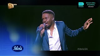 Thabo performs 'Kiss' – Idols SA | S19 | Ep 15 | Mzansi Magic