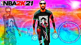 NBA 2K21 best POINT GUARD build RUNNING w/ TUFF HEAD rookie🤣