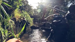 Parte #2 // Pescando LOBINAS en las MONTAÑAS// con Alexis y Pedro