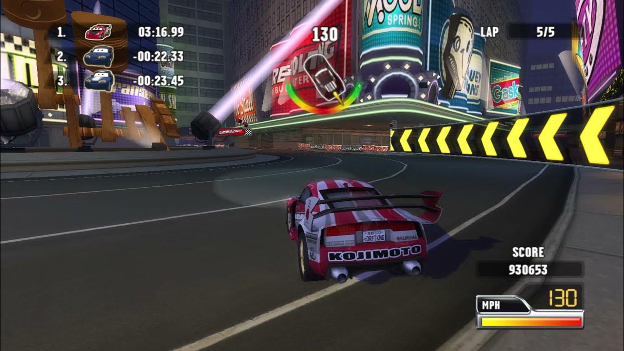 cars race o ramamain menu ps3 