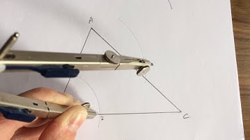 Construction 17: To draw the incentre and incircle of a given triangle