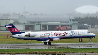 小松空港に楽天イーグルスジェットが舞い降りる IBEX Airlines Bombardier CRJ-702ER NG  JA07RJ