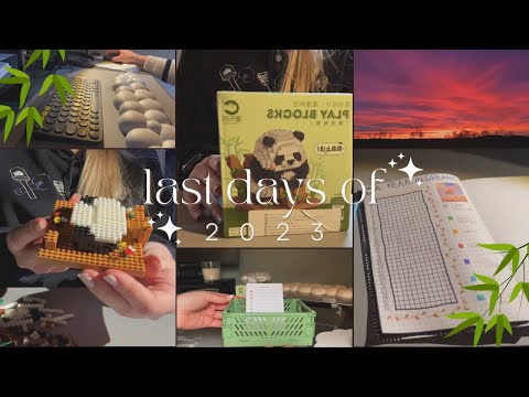 VLOG: last days of 2023 || journaling, TEMU haul and working from home 🧡