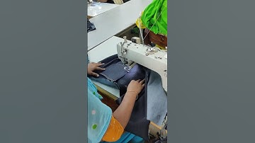 Back pocket attach with hand pattern without mark