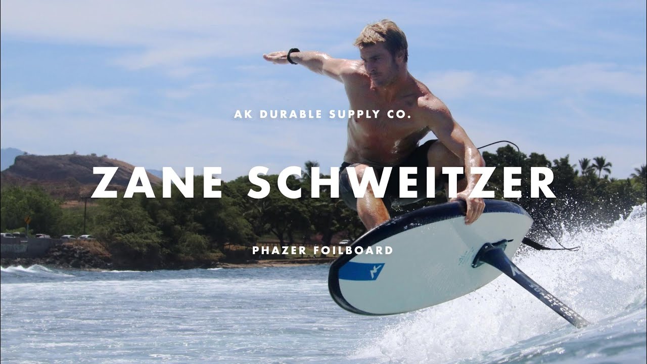 Zane Schweitzer featuring the Phazer Foilboard | Hydrofoiling Hawaii.