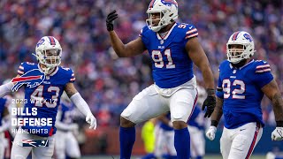 Buffalo Bills' Best Defense Plays From 4-turnover Game Vs. Patriots | NFL Regular Season Week 17