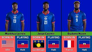 Birthplaces of HAITI's World Cup 2026 Players