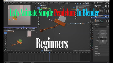 How To Make Keyframe Animation In Blender (Pendulum)