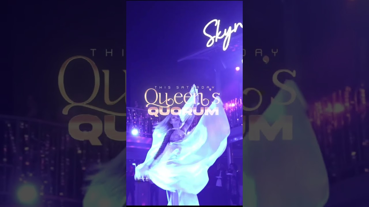 Queen’s Quorum video flyer | Video Flyer design | lounge and club Video editing | #club #lounge