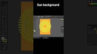 sun background effect#adobeillustratortutorial #viralshorts #shorts