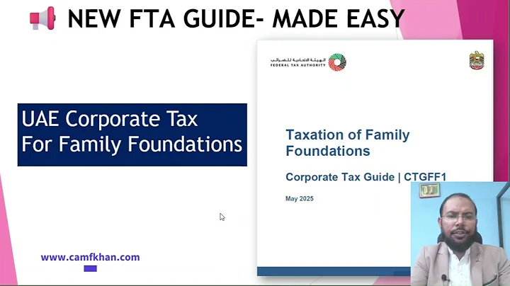 UAE Corporate Tax for Family Foundations - Explained Simply| Must-Know 2025 New Update!
