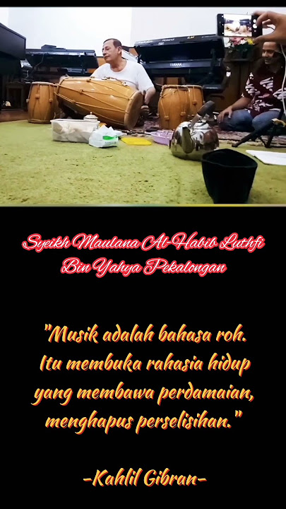 Syekh Maulana Habib Luthfi Pekalongan || Bermain Kendang