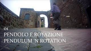 BASTONE BASE / 01 BEGINNER / Pendolo-Pendulum / Staff Spinning Tutorial / Lucignolo e il Fuoco ITA