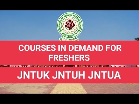 jntuk&jntuh&jntua btech students courses to learn which have demand #jntuk #jntuh #jntua