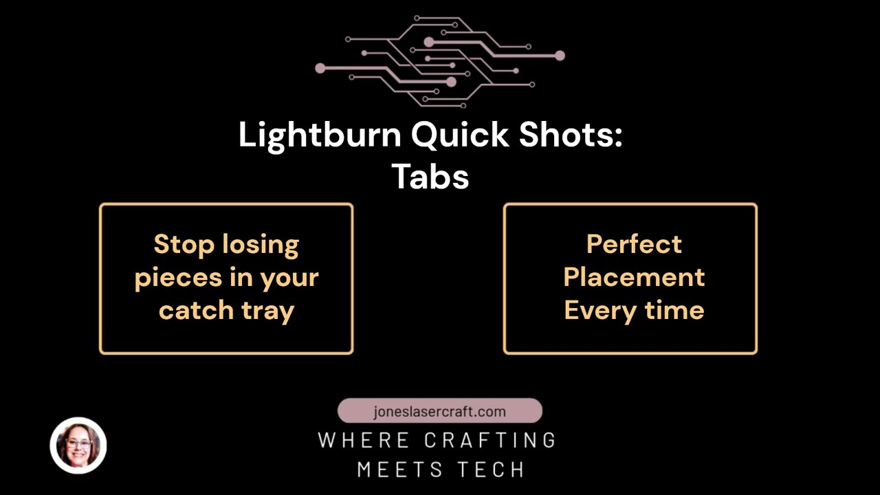 Stop Losing Small Parts When Laser Cutting | Lightburn Tabs