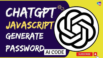 JavaScript - Chat GPT + JavaScript Password generator the future is here for developers