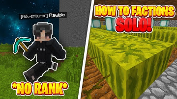HOW TO PLAY FACTIONS AS A SOLO WITH *NO RANK!* | How-To Factions #1 | SaiCoPvP Warlock Realm