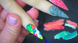 Nails wrap o uñas efecto hielo, efecto vidrio . Vídeo en colaboración con el grupo ASF