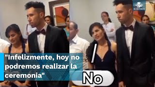 Juez cancela boda por broma de la novia durante casamiento