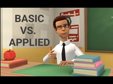 Basic research vs. Applied Research