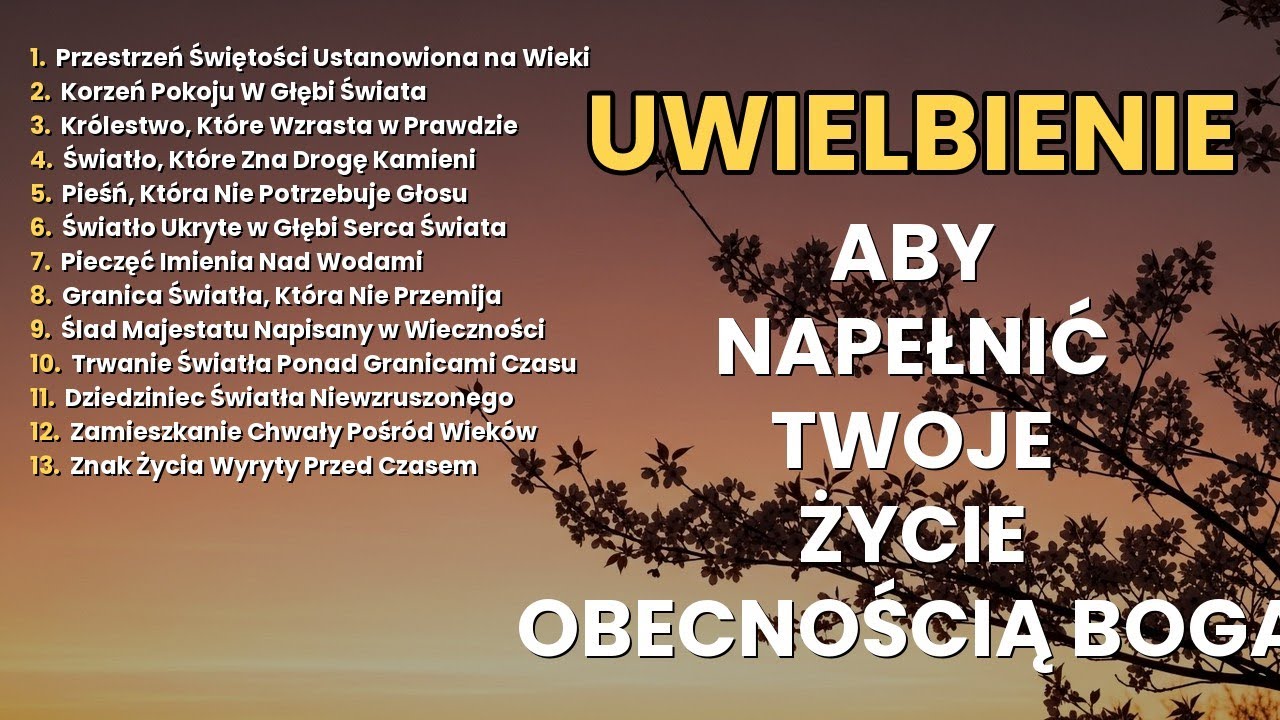 Uwielbienie Aby Odnaleźć Ciszę W Obecności Boga 🙏