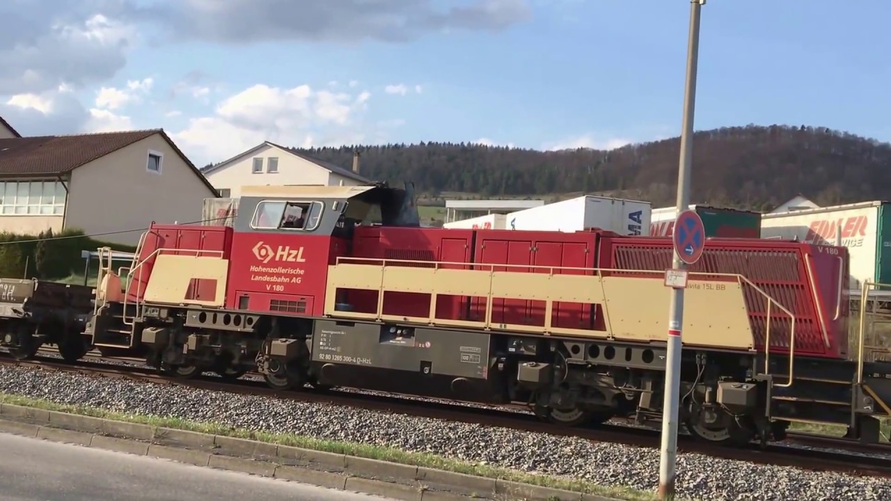 Militärzug in Albstadt Ebingen (HzL)