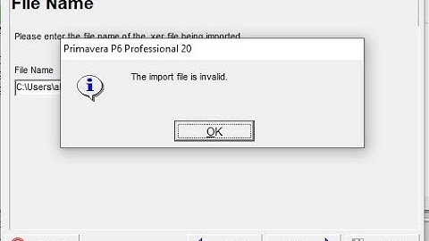 حل مشكلة عدم فتح ملف البريمافيرا وظهور رسالة/ The import file is invalid
