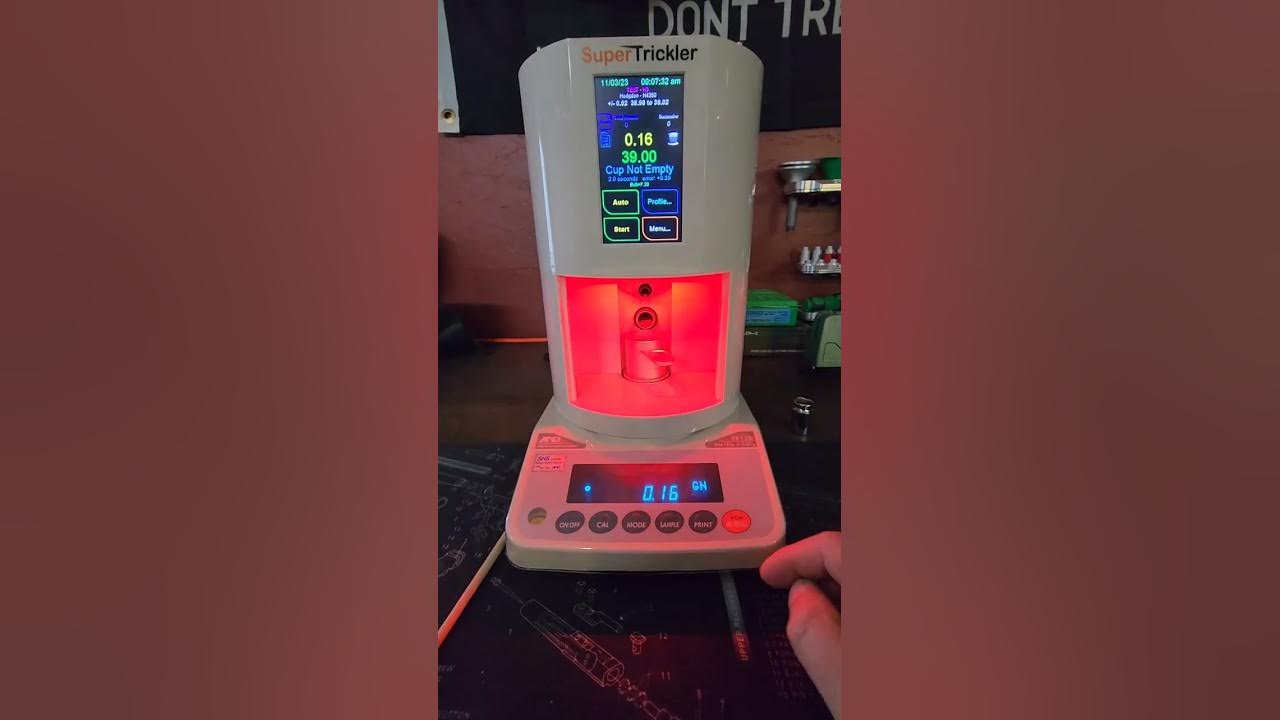 Super Trickler , first start up #reloading - YouTube