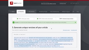 How Aaron personally uses Spin Rewriter (BEST settings - recommended)