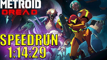 Metroid Dread - Any% Suitless Speedrun (1:14:29 OLD PB) 1.0.2 Patch