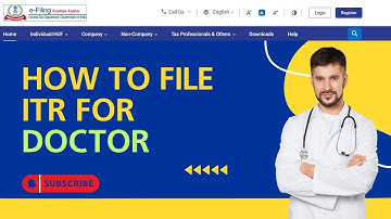How to File ITR For Doctor | ITR Filing For Doctor | Profession ITR Filing AY 2025-26