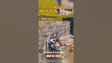 1 V 3 🔥 #battlegroundsmobileindia #bgmi #shorts #short #pubgmobile #ytshorts #phonk #remix #anime