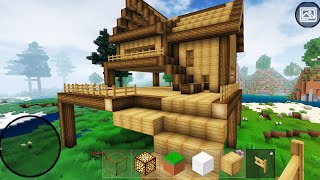 Mini Block Craft 3D Gameplay #58 (iOS & Android) | Wooden House 🏘️ screenshot 5