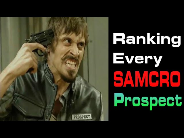 RANKING EVERY SAMCRO PROSPECT! (Sons Of Anarchy) 