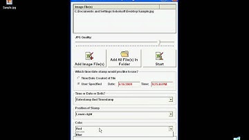 Sobolsoft com How To Use Stamp Time and Date On Multiple Images Software