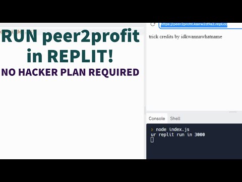 How to Run Peer2profit in Replit (100% work)