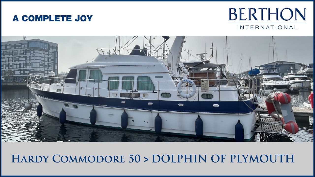 ⁣Hardy Commodore 50 “DOLPHIN OF PLYMOUTH” Yacht for Sale | A Complete Joy | Tour with Hugh Rayner