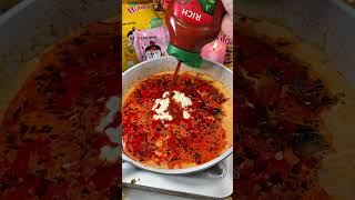 Cook Creamy Eggy Salty Buldak Carbonara with me 🔥🥚 #food #foryou #viral #fyp