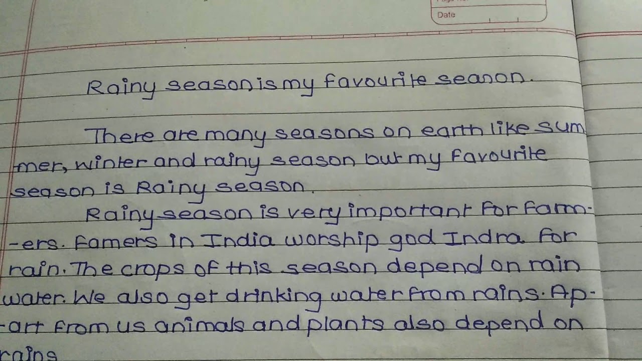 essay on monsoon season