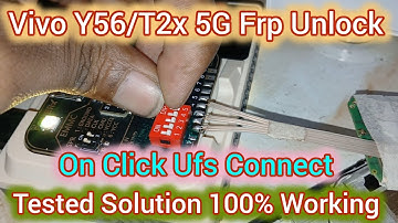 F64 ISP One Click Ufs Connect Without  Any Error Y56/T2x 5G Frp/Mdm Unlock