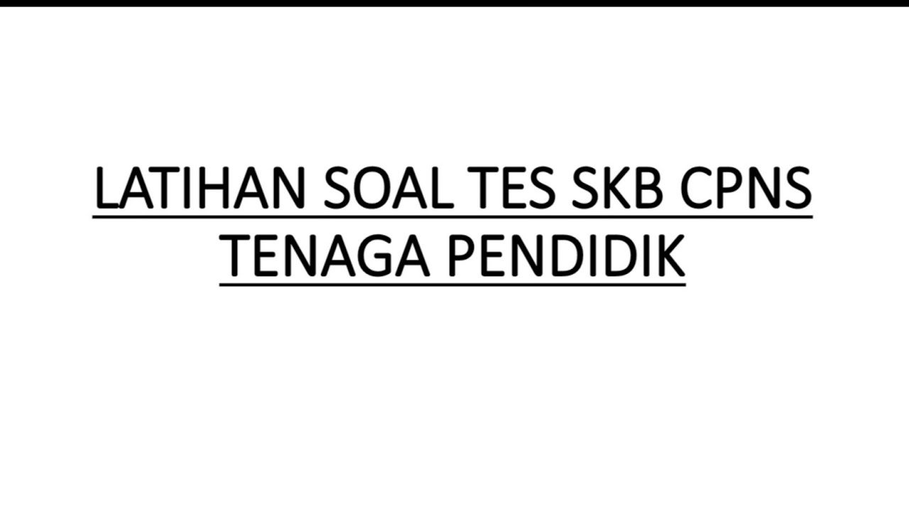 Soal Skb Dosen Ilmusosial Id
