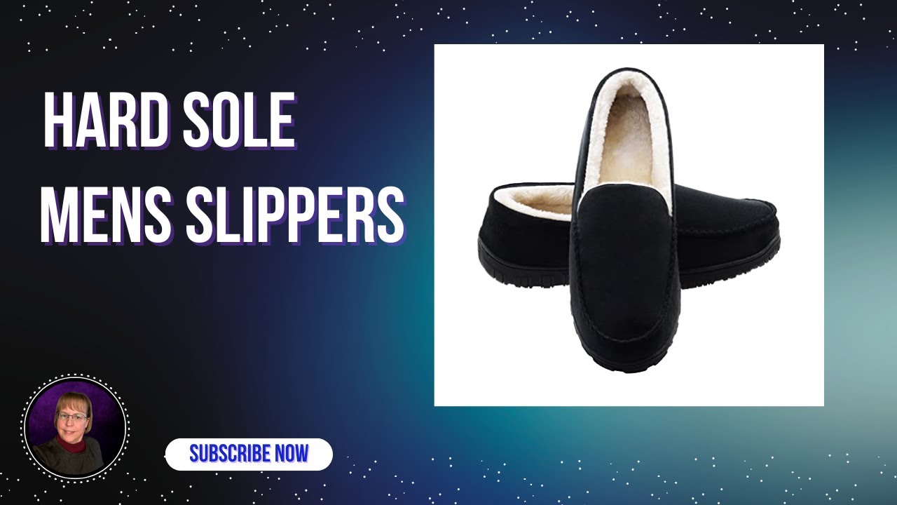 Mens Moccasin Slippers For Indoors & Outdoors