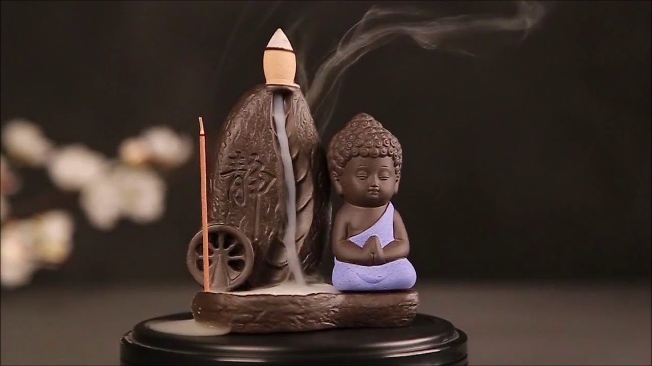 Buddha Monk Incense Burner