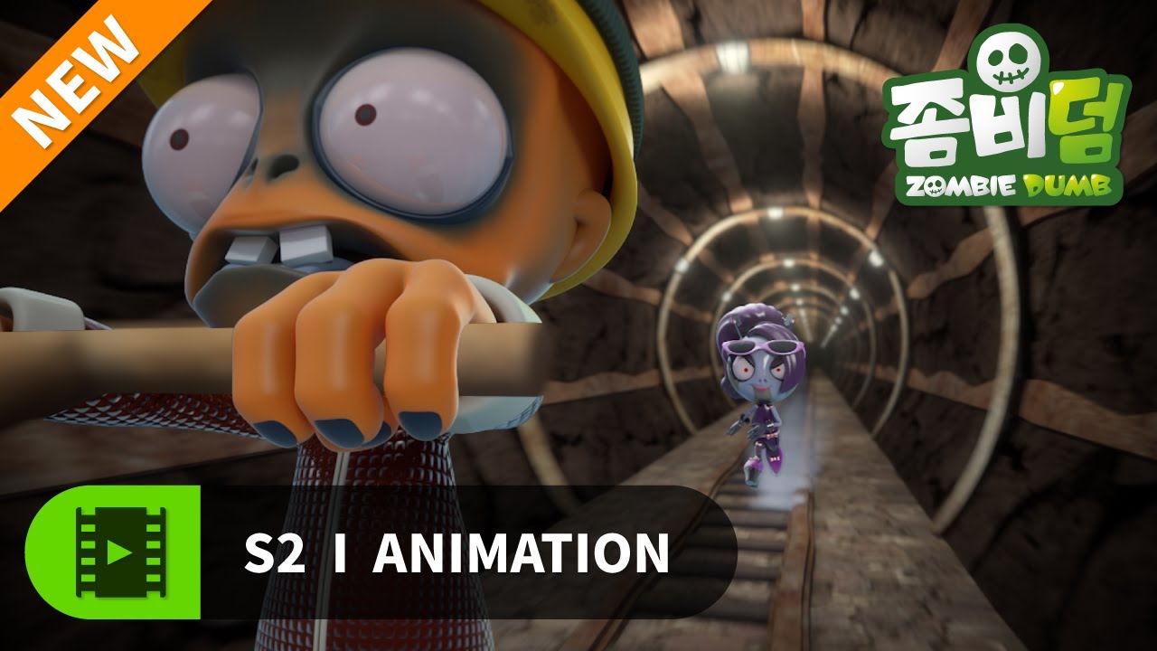 NEW | 좀비덤 시즌2 | EP33 사이보그 그녀 | Funny Cartoon | 좀비 | 핼러윈 | 개그 | 코믹 애니메이션
