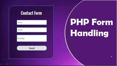 Tutorial Pemrograman Web 11 - Penanganan Form (PHP Form Handling)