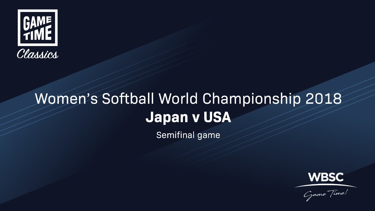 Xvi Women S Softball World Championship 18 The Official Site Wbsc