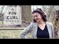 Trying A Vintage Hair Set For Long Hair | The Pin Curl Diaries